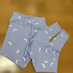 emmi 薄紫 月模様 フィットパンツ