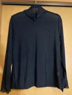 美品　GU シースルー　ブラック　トップス　L