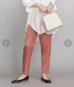 beauty&youth united arrows サテンドローストパンツ