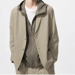 UNIQLO ユニクロ　ウルトラストレッチジャケット　ベージュ　S テーラード