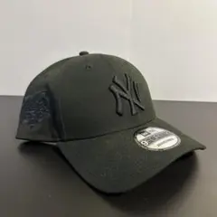 NEWERA49Forty ニューヨークヤンキース　オールブラック フリーサイズ