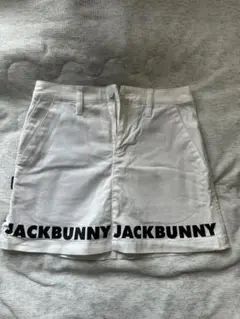 Jack Bunny!! レディーススカート ホワイト 一体型インナーパンツ付き