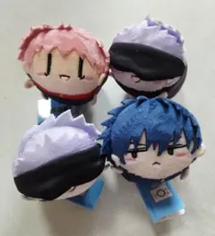 呪術廻戦 五条悟×2 虎杖悠仁 伏黒恵 むぎゅっとマスコットVol.1