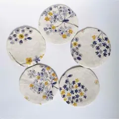 ハンドメイド 丸いコースター