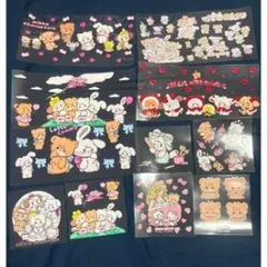 かわいいキャラクターシールセット