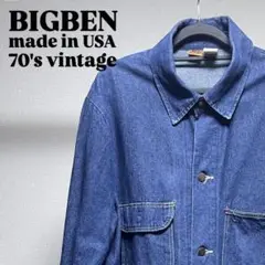 USA製 BIGBEN ビッグベン　デニムカバーオール70s vintage