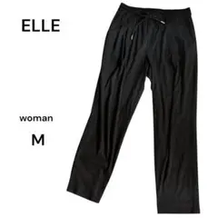 ELLE✨ 40size レディース ブラック パンツ 美品 レア❗️