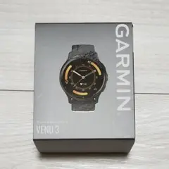 【美品】GARMIN Venu3 BLACK 本体 ＋ ベルトなどおまけ多数