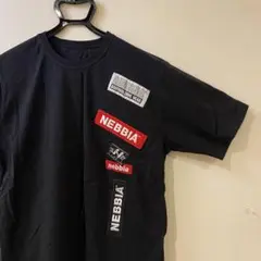 NEBBIA パッチデザイン Tシャツ Lサイズ ブラック 未使用品