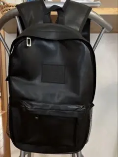 BODYMAKERブラック合成皮革リュック