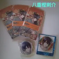 八重樫剣介 ポチ袋 × 3 缶バッジ × 2