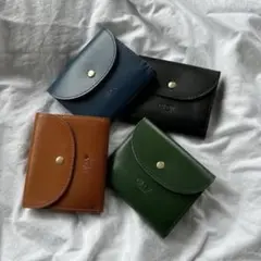 kaoyorinakami 財布　グリーン ☺︎<❤︎ leather wallet | kaoyorinakami