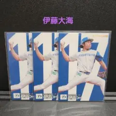 カルビープロ野球チップス2024 日本ハム 伊藤大海