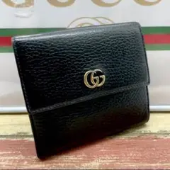 値下げ不可 GUCCI グッチ プチマーモント 2つ折り財布