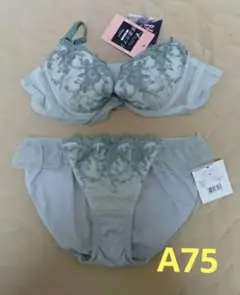 ミントグリーン ブラジャーとショーツセット A75