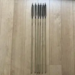 弓道 矢 6本組 イーストンウッドカーボン 76-20 グリーンカーボン