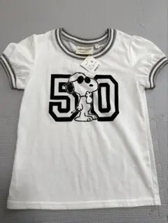 【新品】スヌーピー　ピーナッツ　120 Tシャツ　白