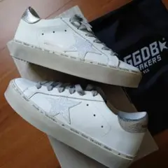GOLDEN GOOSE SNEAKERS HI STAR WHITE 37