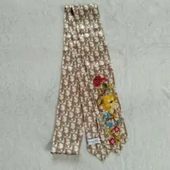 Christian Dior トロッター柄シルクリボン スカーフ
