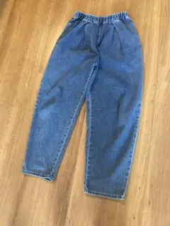 ストーンウォッシュテーパードデニムパンツ150