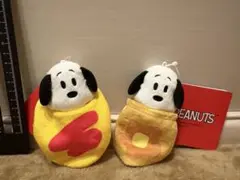 スヌーピー　あさごはんマスコット　2点セット