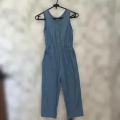 UNIQLO デニムブルー オーバーオール 140