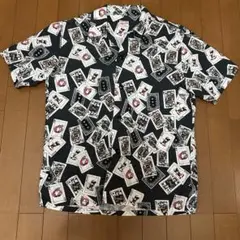 MOMOTARO JEANS 桃太郎ジーンズ　半袖シャツ メンズ L トランプ柄