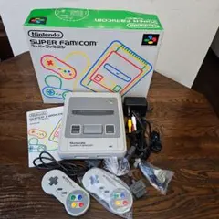 【美品】任天堂スーパーファミコン 本体　箱あり
