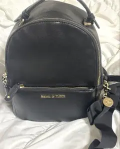Maison de FLEUR ブラック リュック M