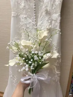 アーティフィシャルフラワー　ウェディングブーケ