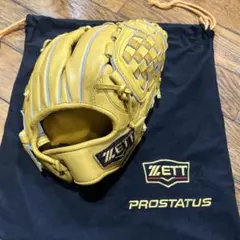 源田モデル ZETT PROSTATUS 内野用グローブ 軟式