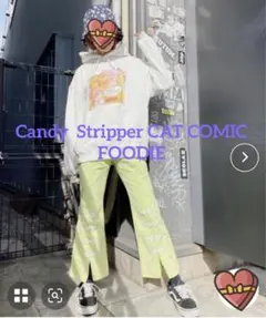 Candy Stripper DOKI DOKI SWEATフーディ