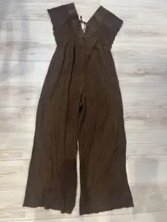 ローリーズファーム　シャーリングサロペット