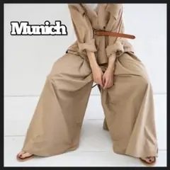 Munich ヴィンテージコットンツイル ボリュームワイドパンツ スーパーバギー