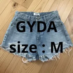 【美品】【即日発送】GYDA　ジェイダ　BACK RIPPED デニムショーパン