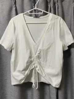 ZARA ホワイト Tシャツ Lサイズ