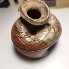 信楽焼・古斎・花入・蹲 (うずくまる）