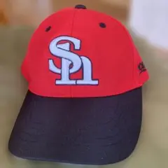 ソフトバンクホークスCoca-Cola 赤黒キャップ