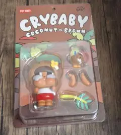 POP MART CRYBABY クライベイビー　ココナッツ　ブラウン