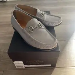 最終値下　美品UNITED ARROWS イタリア製グレー ローファー