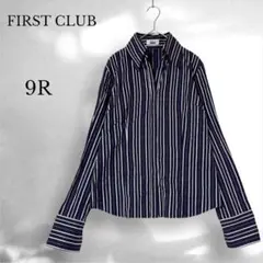 FIRST CLUB 長袖シャツ 9R ストライプ ブラウス