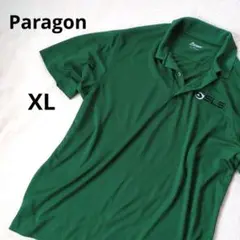 パラゴン 半袖ポロシャツ 吸水速乾 大きいサイズ 緑 XL