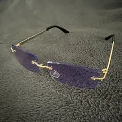 リムレス メガネ サングラス macra着用モデル