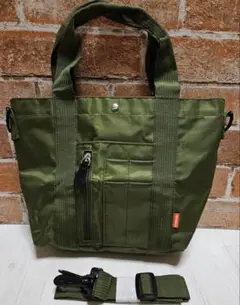 BEAMS　2WAYバッグ　MA-1