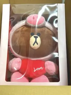 ブラウン　ライン　ぬいぐるみ　豚　ジャングル
