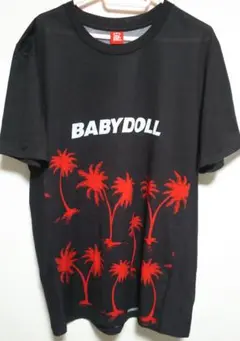 BABYDOLLヤシの木プリントシャツ。