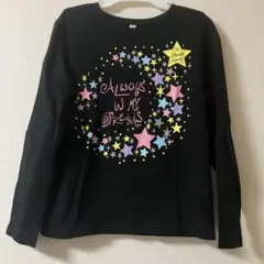 長袖Tシャツ　ブラック140
