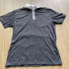 THE SHOP TK MIXPICE グレー ポロTシャツ M
