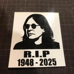 オジー・オズボーン Ozzy ロック デカール ステッカー シール 2 黒
