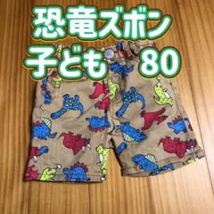 恐竜柄　ズボン　ベビー　子ども　80 子供　半ズボン　ハーフパンツ　恐竜　男の子